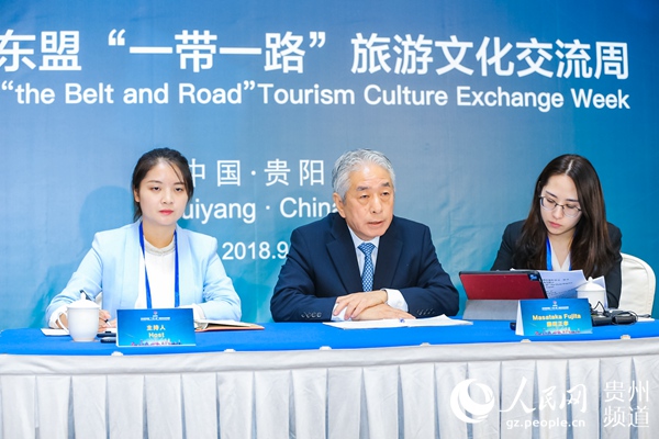 日本—東盟中心秘書長藤田正。孫一銘 攝